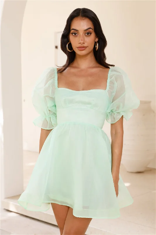 Be A Princess Mini Dress Mint