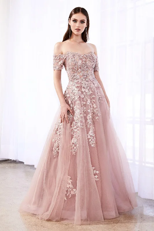 Halter Neck Party Dresses with Ruffled Hem for Ladies' Summer CelebrationsCinderella Divine C20 Long Formal Off Shoulder Evening Dress Halter Neck Party Dresses with Ruffled Hem for Ladies' Summer CelebrationsCinderella Divine C20 Long Formal Off Shoulder Evening Dress