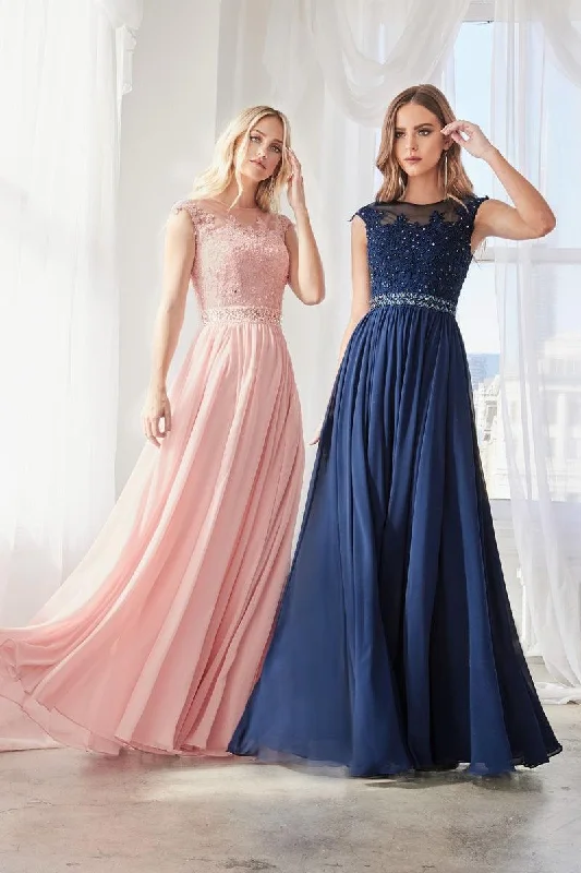 Party Dresses with Beaded Floral Wreath on the Bodice and Tulle Skirt for Ladies' Delicate and Festive LookCinderella Divine UJ0011 Cap Sleeve Formal Dress Chiffon Prom Long Gown Party Dresses with Beaded Floral Wreath on the Bodice and Tulle Skirt for Ladies' Delicate and Festive LookCinderella Divine UJ0011 Cap Sleeve Formal Dress Chiffon Prom Long Gown