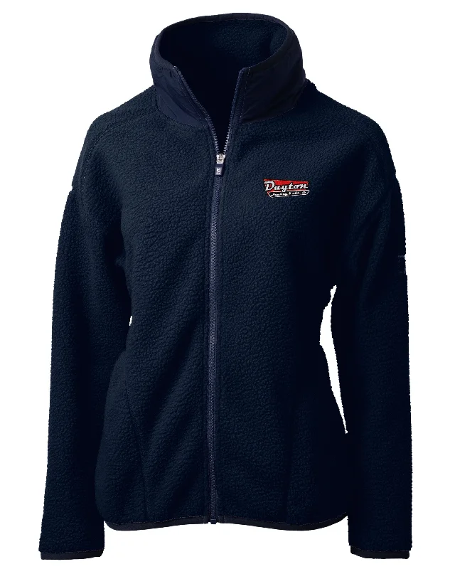 Leather jackets with a studded, embossed and zippered design for a more elaborate and rebellious lookCutter & Buck Cascade Eco Sherpa Ladies Fleece Jacket