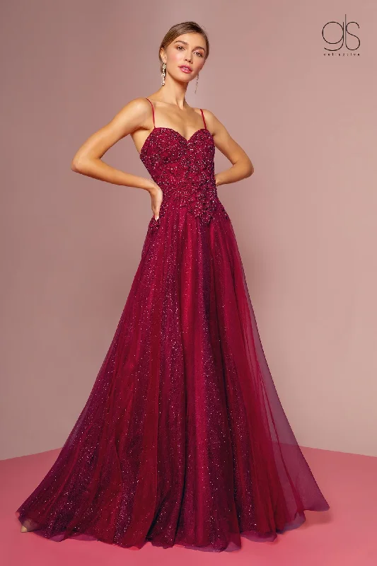 Sexy Backless Satin Party Dresses for Ladies' Night OutEmbroidered Bodice and Mesh Glitter Floor Length Skirt Sexy Backless Satin Party Dresses for Ladies' Night OutEmbroidered Bodice and Mesh Glitter Floor Length Skirt