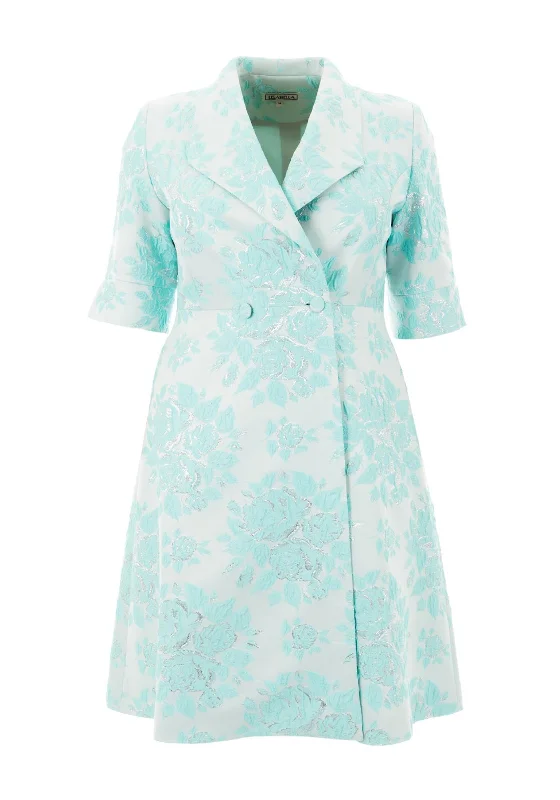 Neon Colored Party Dresses with Cut Out Details for Ladies' Rave PartiesLizabella Metallic Floral Dress Coat, Mint Neon Colored Party Dresses with Cut Out Details for Ladies' Rave PartiesLizabella Metallic Floral Dress Coat, Mint