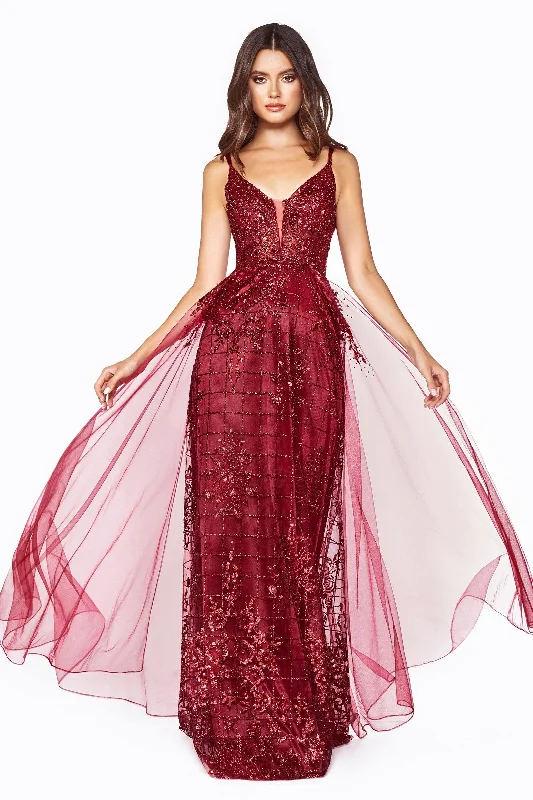 Satin Party Dresses with Floral Embroidery for Ladies' Romantic AppealCinderella Divine CD0147 Long Formal Glitter Prom Evening Fitted Dress Satin Party Dresses with Floral Embroidery for Ladies' Romantic AppealCinderella Divine CD0147 Long Formal Glitter Prom Evening Fitted Dress