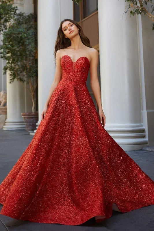 Party Dresses with Satin Trimmed Collar and Bow Back and Embroidered Skirt for Ladies' Classic and Intricate LookCinderella Divine CB0033 Prom Long Strapless Glitter Ball Gown Party Dresses with Satin Trimmed Collar and Bow Back and Embroidered Skirt for Ladies' Classic and Intricate LookCinderella Divine CB0033 Prom Long Strapless Glitter Ball Gown