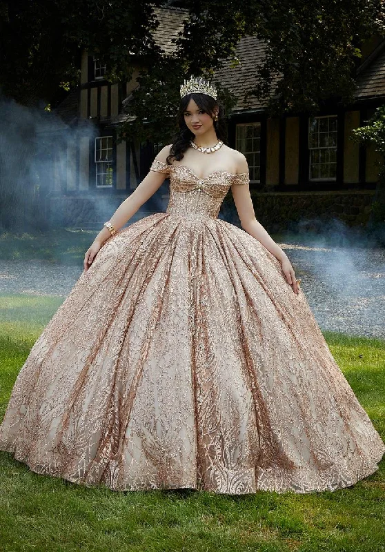 Long Party Dresses with Train for Ladies' Red Carpet EventsVizcaya by Morilee Glitter Tulle Quince Dress 89455 Long Party Dresses with Train for Ladies' Red Carpet EventsVizcaya by Morilee Glitter Tulle Quince Dress 89455