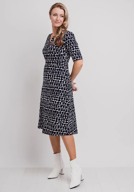 Sleeveless Party Dresses with Sequined Neckline for Ladies' Glamorous AppealWhite Stuff Isobel Spot Print Jersey Dress, Navy & White Sleeveless Party Dresses with Sequined Neckline for Ladies' Glamorous AppealWhite Stuff Isobel Spot Print Jersey Dress, Navy & White