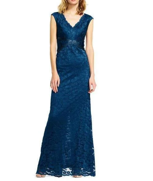 Party Dresses with Tulle Overlay and Beaded Bodice and High Low Hem for Ladies' Dramatic and Graceful LookAdrianna Papell AP1E200833 Long Formal Dress Evening Gown Party Dresses with Tulle Overlay and Beaded Bodice and High Low Hem for Ladies' Dramatic and Graceful LookAdrianna Papell AP1E200833 Long Formal Dress Evening Gown