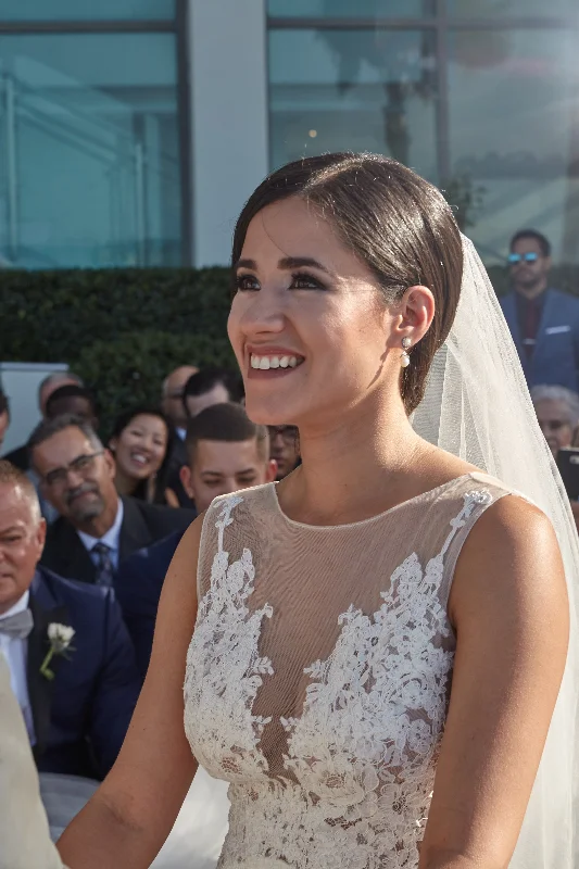 Wedding Dresses with Sequined Dots and Sheer Skirt for a Playful and Sultry LookAlyne Bridal Hope Wedding Dresses with Sequined Dots and Sheer Skirt for a Playful and Sultry LookAlyne Bridal Hope