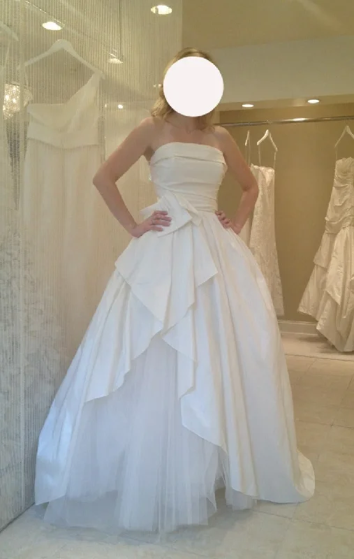 Wedding Dresses with Sheer Sleeve and Sequined Cuffs and Bow at the Waist and Embroidered Skirt and Belt for an Elegant and Intricate LookAmsale Arden Wedding Dresses with Sheer Sleeve and Sequined Cuffs and Bow at the Waist and Embroidered Skirt and Belt for an Elegant and Intricate LookAmsale Arden