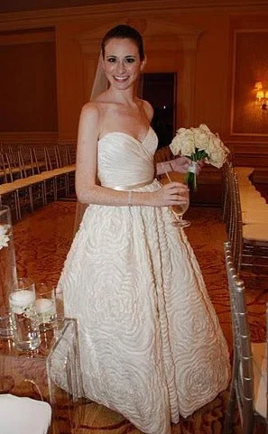 Wedding Dresses with Tulle Overlay and Beaded Bodice and High Low Hem and Embroidered Birds for a Dramatic and Graceful LookAmsale Dahlia Wedding Dresses with Tulle Overlay and Beaded Bodice and High Low Hem and Embroidered Birds for a Dramatic and Graceful LookAmsale Dahlia