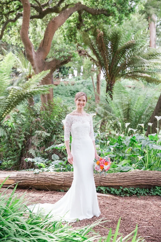 Wedding Dresses with Ruffled Sleeveless Top and Sequined Bodice and Tulle Skirt and Beaded Waistband and Bow at the Back and Embroidered Floral Patterns for a Dramatic and Glamorous LookAmy Kuschel Halston Wedding Dresses with Ruffled Sleeveless Top and Sequined Bodice and Tulle Skirt and Beaded Waistband and Bow at the Back and Embroidered Floral Patterns for a Dramatic and Glamorous LookAmy Kuschel Halston