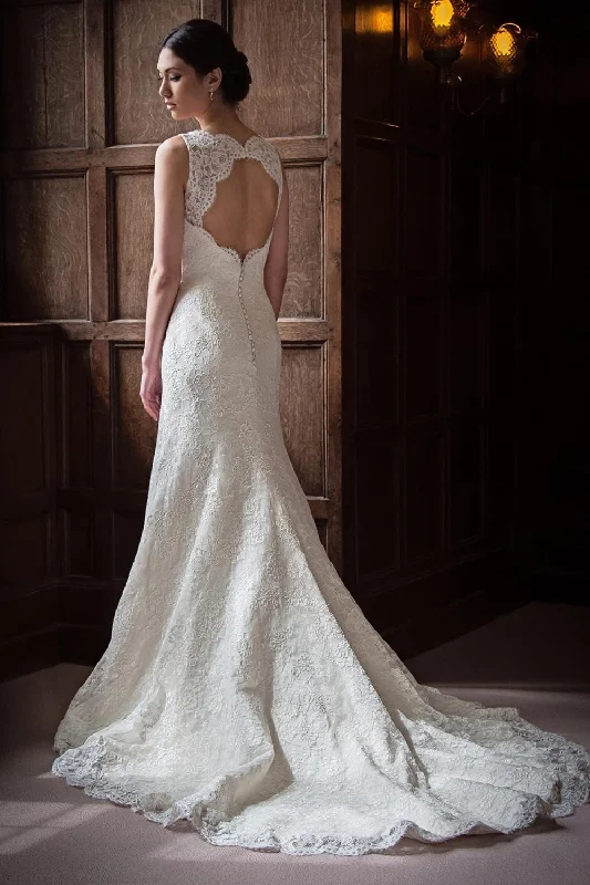 Ballroom Style Wedding Dresses with Beaded Belt and Long TrainAugusta Jones Daphne Ballroom Style Wedding Dresses with Beaded Belt and Long TrainAugusta Jones Daphne