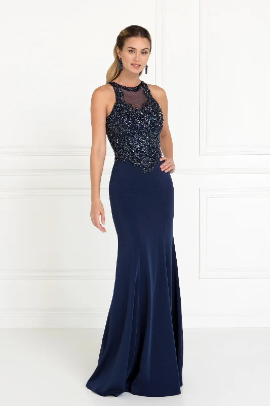 Party Dresses with Lace Insertions on the Skirt and Beaded Waistband for Ladies' Feminine and Glamorous LookLong Prom Dress Evening Mermaid Gown Party Dresses with Lace Insertions on the Skirt and Beaded Waistband for Ladies' Feminine and Glamorous LookLong Prom Dress Evening Mermaid Gown
