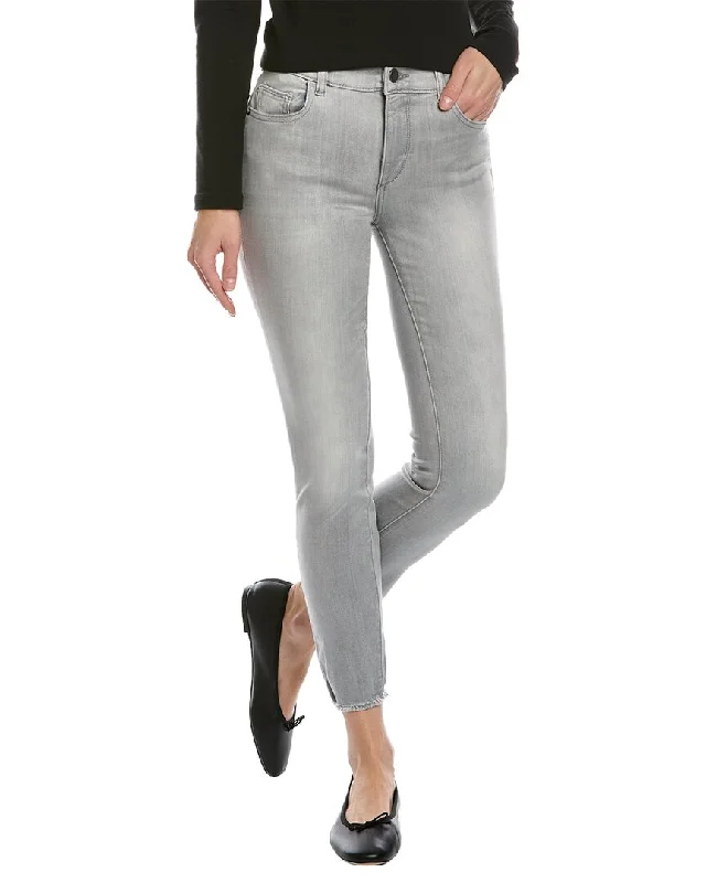 Acid - wash denim jeans with a retro 80s - inspired aestheticDL1961 Florence Legendary Ankle Skinny Jean