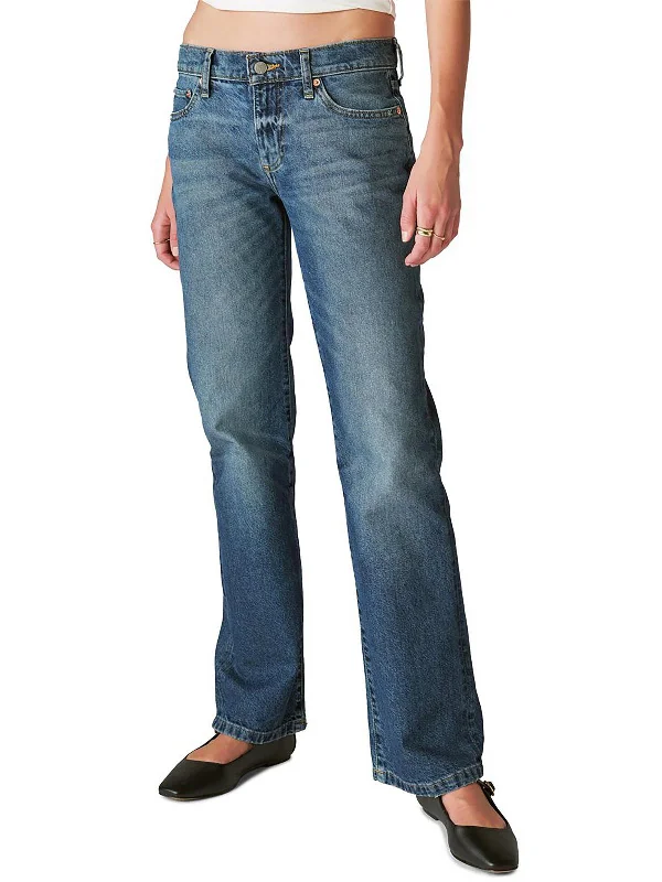 Denim jeans for a DIY project for a comfortable work outfitEasy Rider Womens Mid-Rise Dark Wash Bootcut Jeans