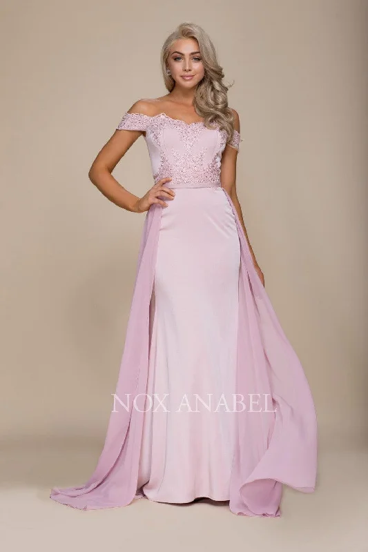 Sheath Style Velvet Party Dresses for Ladies' Evening GalasLong Off The Shoulder Embroidered Prom Dress Sheath Style Velvet Party Dresses for Ladies' Evening GalasLong Off The Shoulder Embroidered Prom Dress