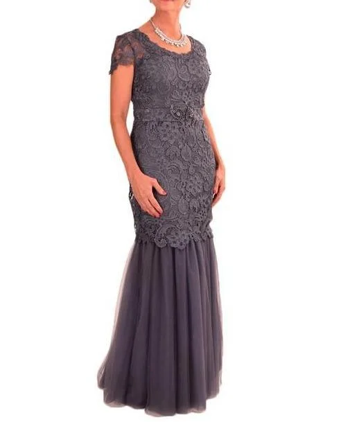 Party Dresses with Metallic Studs and Leather Trim for Ladies' Edgy and Rocker LookEmma Street Long Formal Mother of the Bride Dress Party Dresses with Metallic Studs and Leather Trim for Ladies' Edgy and Rocker LookEmma Street Long Formal Mother of the Bride Dress