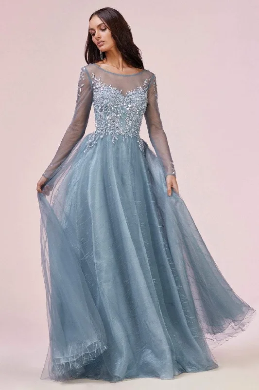 Printed Party Dresses with Abstract Patterns for Ladies' Modern Fashion SenseAndrea & Leo CDA0552 Formal Long Dress Prom Printed Party Dresses with Abstract Patterns for Ladies' Modern Fashion SenseAndrea & Leo CDA0552 Formal Long Dress Prom