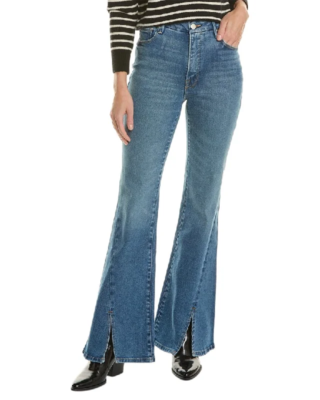 Luxury denim jeans made from premium materials like Japanese selvedge denimGOOD AMERICAN Good Legs Indigo Flare Jean