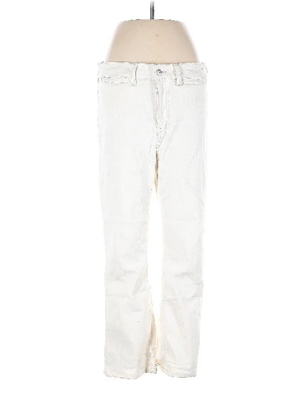 Denim jeans for a job interview in a creative or casual - dress - code fieldHigh-Rise Bootleg Jeans