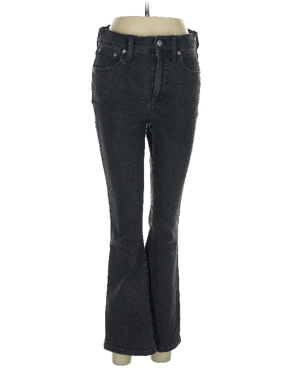 Denim jeans for a painting workshop for easy - to - clean fabricHigh-Rise Bootleg Jeans in Dark Wash