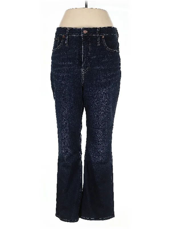 Denim jeans for sports activities like horseback riding or yogaHigh-Rise Bootleg Jeans in Dark Wash