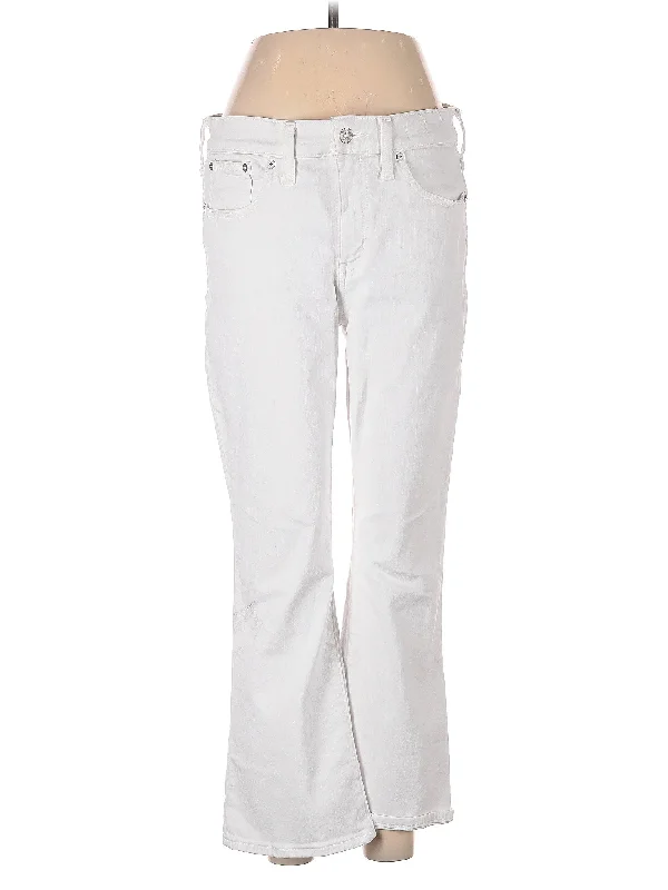 Denim jeans for a camping adventure to withstand the elementsHigh-Rise Bootleg Jeans in Light Wash