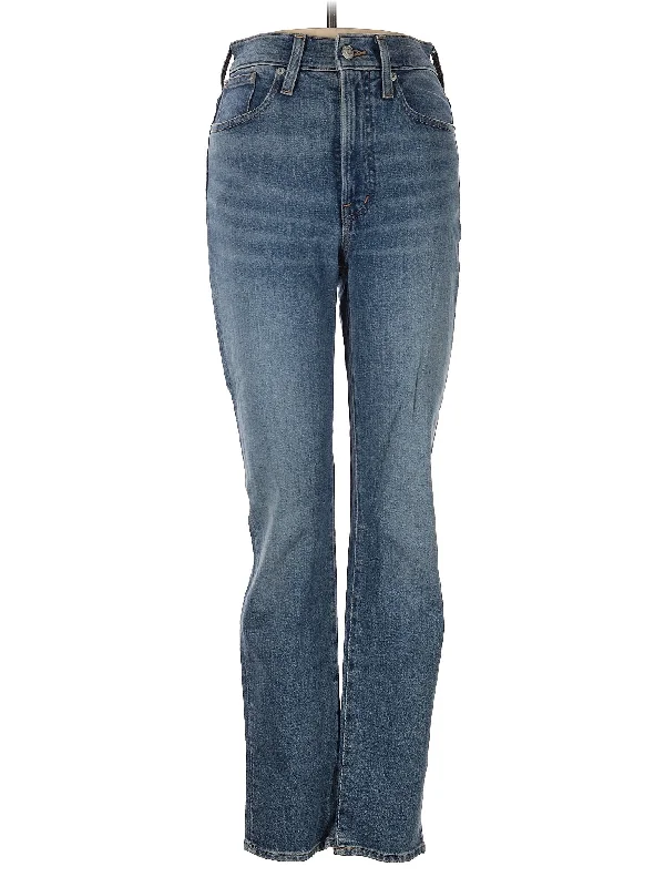 Denim jeans for a maximalist style with lots of layers and embellishmentsHigh-Rise Bootleg Jeans in Medium Wash
