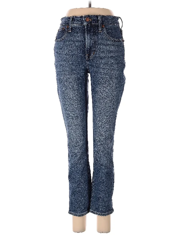 Denim jeans for a gym session if they have sufficient stretch for movementHigh-Rise Bootleg Jeans in Medium Wash