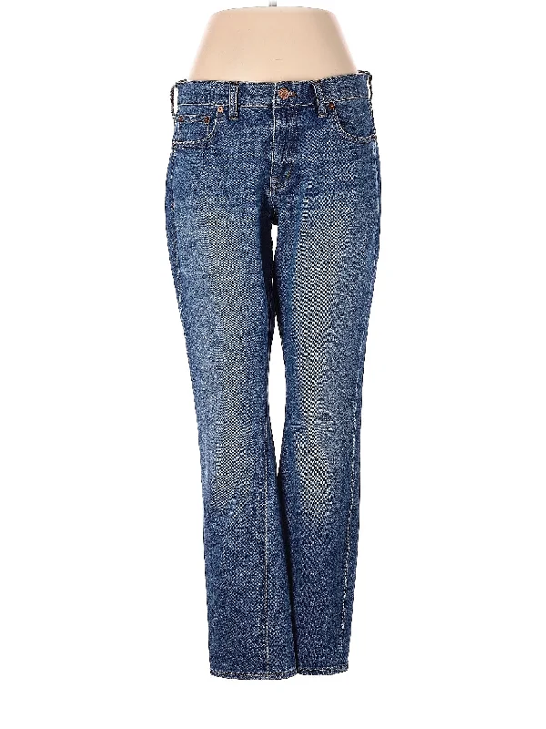 Luxury denim jeans made from premium materials like Japanese selvedge denimHigh-Rise Bootleg Jeans in Medium Wash