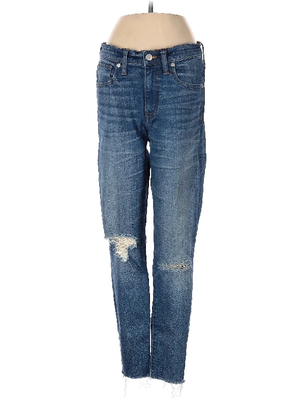 Retro - style denim jeans from a specific era such as the 50s or 60sHigh-Rise Boyjeans Jeans