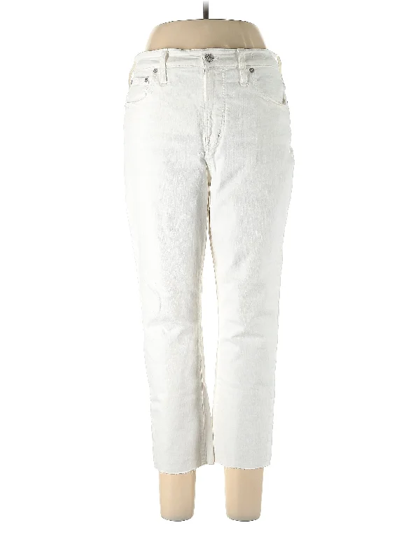 Side - slit denim jeans for added mobility and a modern and stylish lookHigh-Rise Boyjeans Jeans in Light Wash