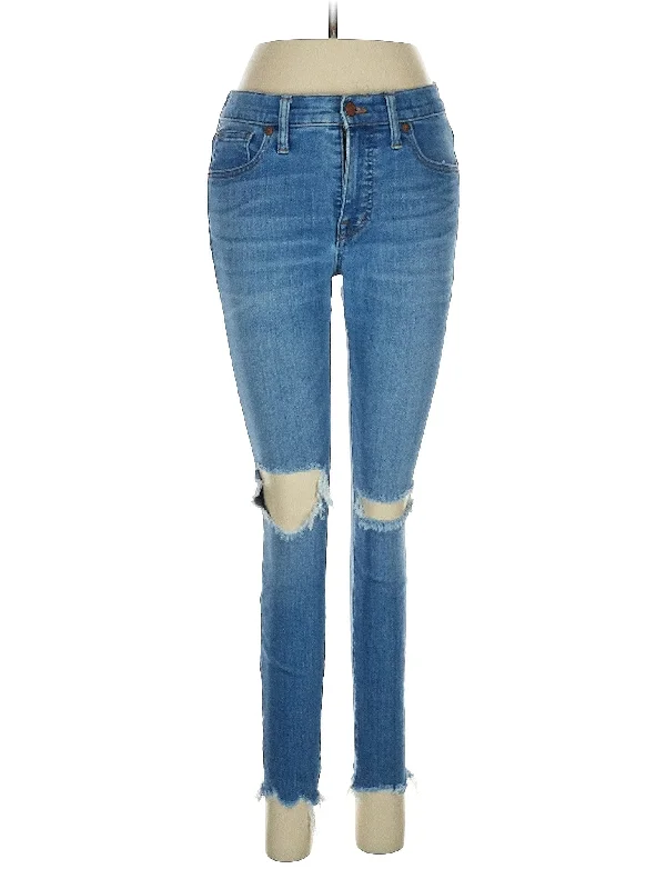 Zip - fly denim jeans for easy on - and - off convenienceHigh-Rise Skinny Jeans