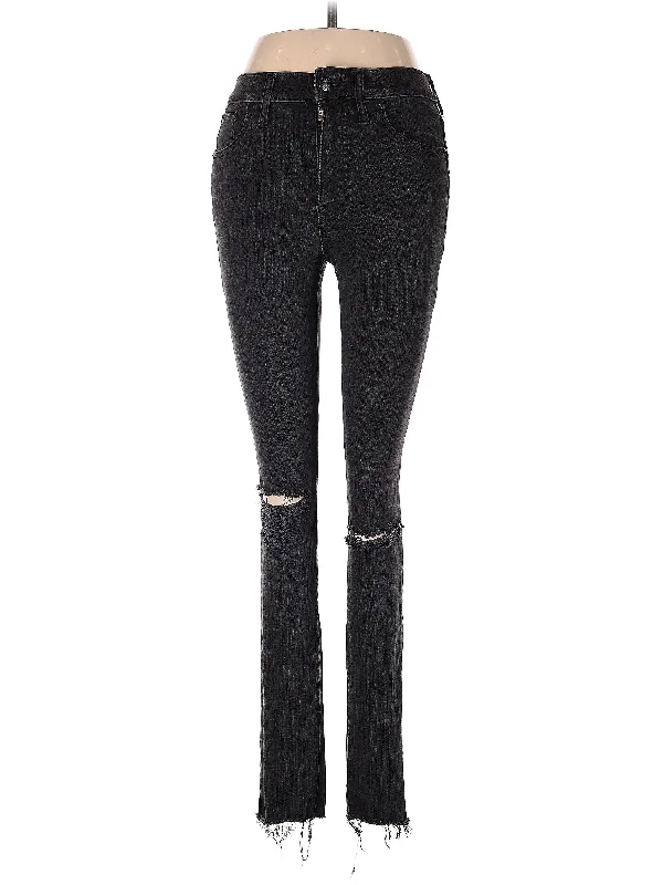Denim jeans for a gym session if they have sufficient stretch for movementHigh-Rise Skinny Jeans