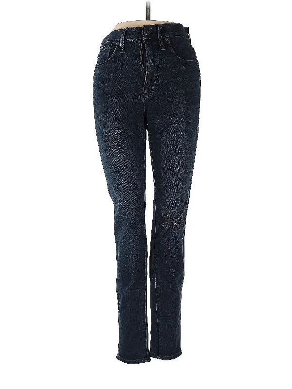 Wrinkle - resistant denim jeans for easy maintenance and hassle - free wearHigh-Rise Skinny Jeans in Dark Wash