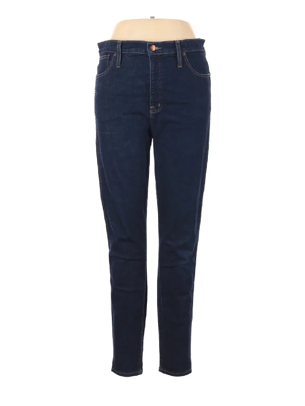 Denim jeans for travel due to their versatility and durabilityHigh-Rise Skinny Jeans in Dark Wash
