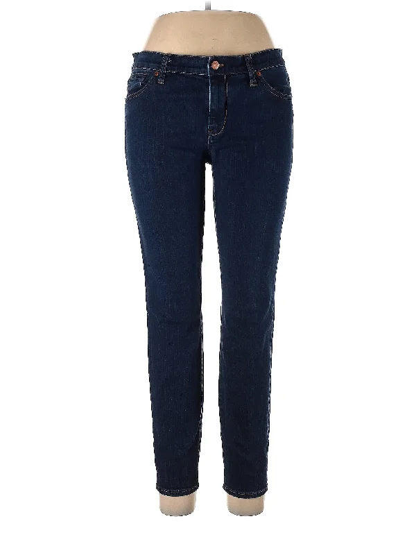Zip - fly denim jeans for easy on - and - off convenienceHigh-Rise Skinny Jeans in Dark Wash