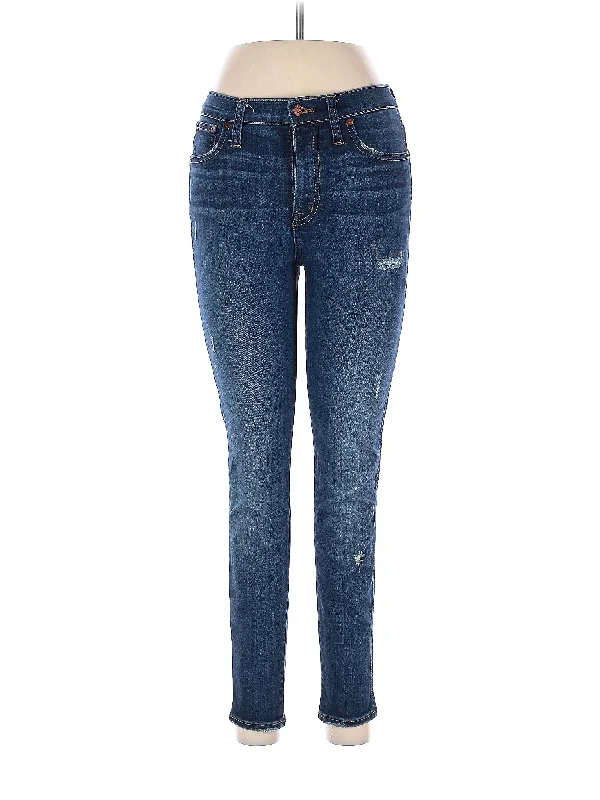 Adjustable - waist denim jeans with a drawstring or buckle for a customizable fitHigh-Rise Skinny Jeans in Medium Wash Adjustable - waist denim jeans with a drawstring or buckle for a customizable fitHigh-Rise Skinny Jeans in Medium Wash