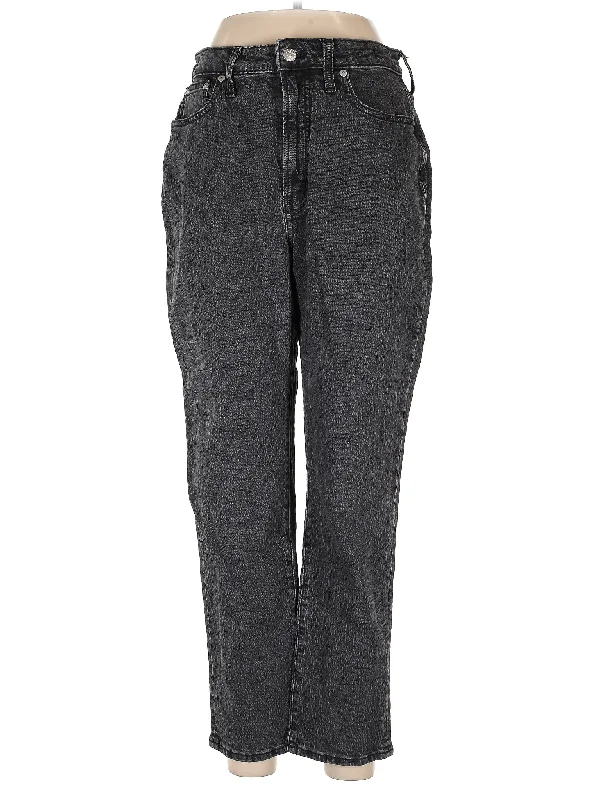 Heavy - duty denim jeans for durability and long - lasting wearHigh-Rise Straight-leg Jeans