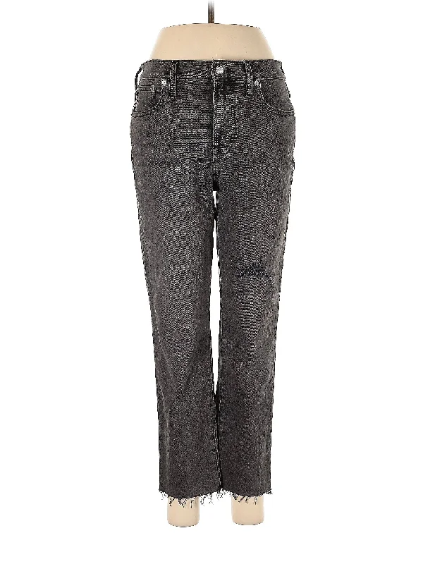 Denim jeans for a skiing holiday to wear under ski pantsHigh-Rise Straight-leg Jeans