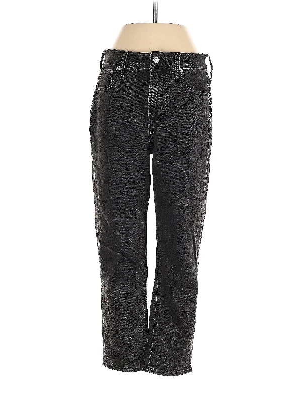 Denim jeans for a fishing trip with functional pockets for storing gearHigh-Rise Straight-leg Jeans