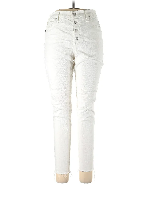 Denim jeans for a hiking trip to provide freedom of movement and durabilityHigh-Rise Straight-leg Jeans