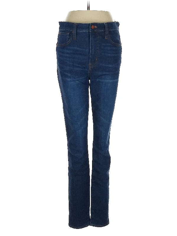 Moisture - wicking denim jeans for active wear and sportsHigh-Rise Straight-leg Jeans in Dark Wash