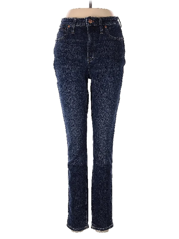Celebrity - endorsed denim jeans popularized by famous personalitiesHigh-Rise Straight-leg Jeans in Dark Wash