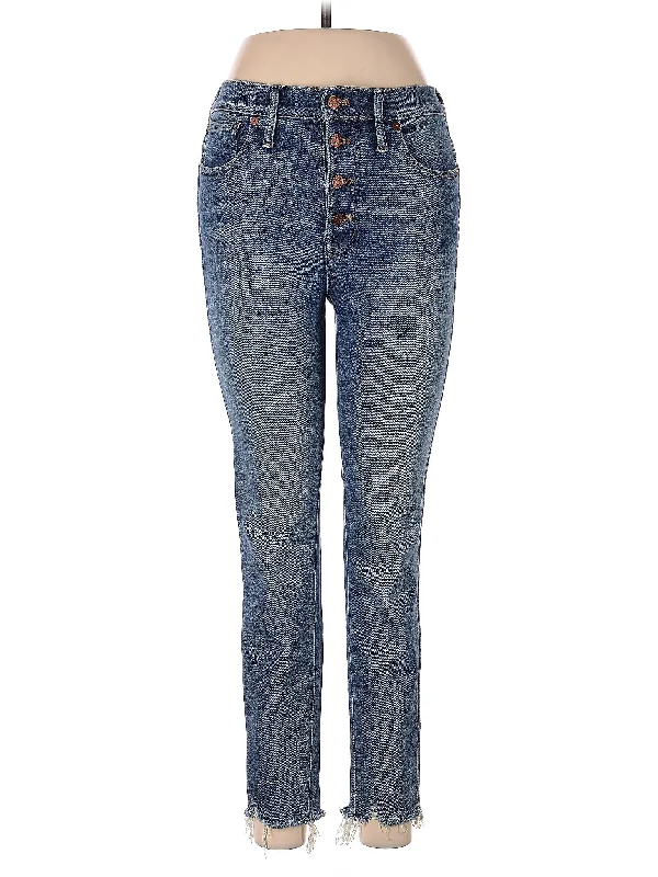 Denim jeans for a home improvement project to protect your legsHigh-Rise Straight-leg Jeans in Medium Wash