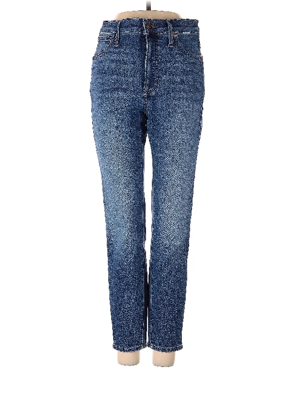 Denim jeans for a dance party to show off your movesHigh-Rise Straight-leg Jeans in Medium Wash