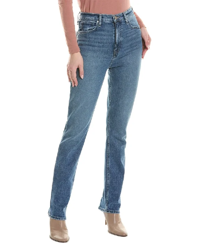 Denim jeans for a sporty - casual outfit with a tennis shoe and a sporty topHUDSON Jeans Harlow Ultra High-Rise Moon Flower Cigarette Jean