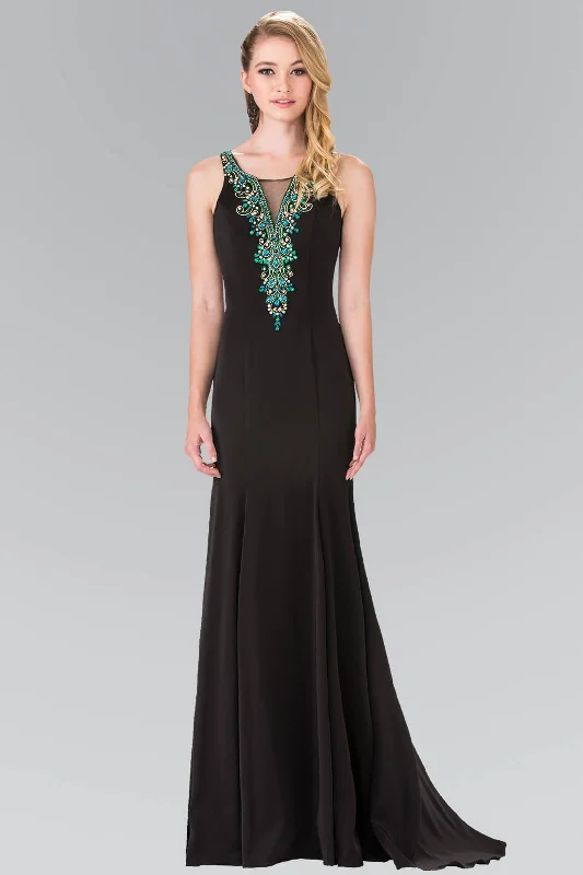 Party Dresses with Ruffled Sleeveless Top and Sequined Bodice and Tulle Skirt and Beaded Waistband for Ladies' Dramatic and Glamorous LookLong Sleeveless Formal Evening Prom Dress Party Dresses with Ruffled Sleeveless Top and Sequined Bodice and Tulle Skirt and Beaded Waistband for Ladies' Dramatic and Glamorous LookLong Sleeveless Formal Evening Prom Dress