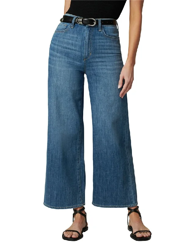 Denim jeans for a movie night with a cozy sweater or jacketJOE'S Jeans Mia High-Rise Wide Leg Ankle Jean