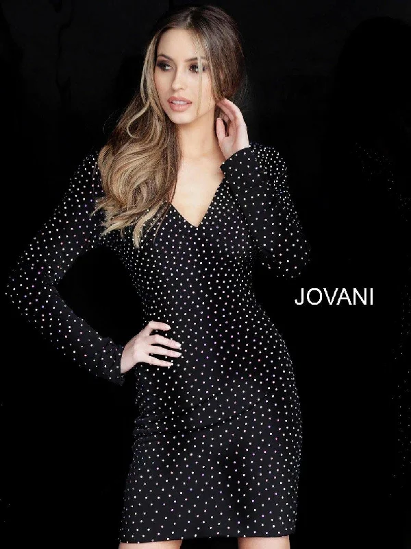 Party Dresses with Tassel Hem and Metallic Lace and Sequined Geometric Shapes for Ladies' Boho and Modern LookJovani 1784 Beaded V-Neck Short Dress Party Dresses with Tassel Hem and Metallic Lace and Sequined Geometric Shapes for Ladies' Boho and Modern LookJovani 1784 Beaded V-Neck Short Dress